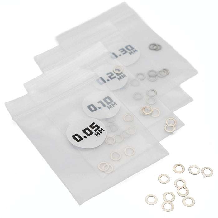 1UP RACING – MICROTUNE SHIMS – 3.5MM ID (0.05, 0.1, 0.2, 0.3 – 10 PCS EACH)