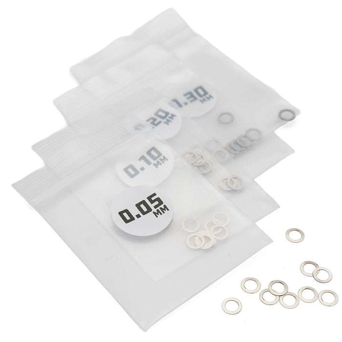 1UP RACING – MICROTUNE SHIMS – 4.0MM ID (0.05, 0.1, 0.2, 0.3 – 10 PCS EACH)