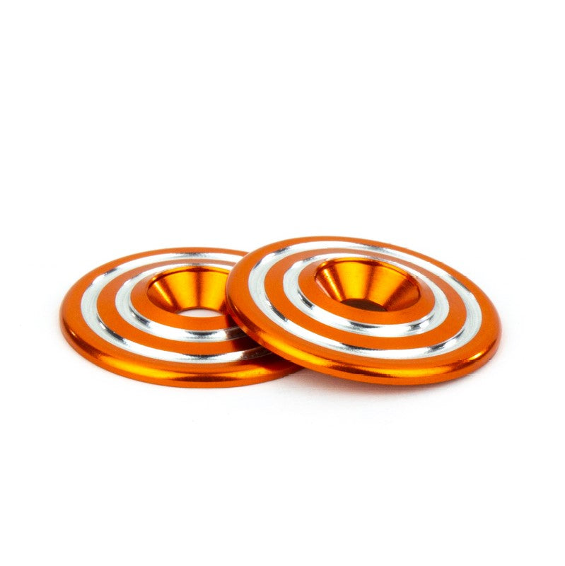 Avid RINGER machined alloy wing buttons – pr (orange)