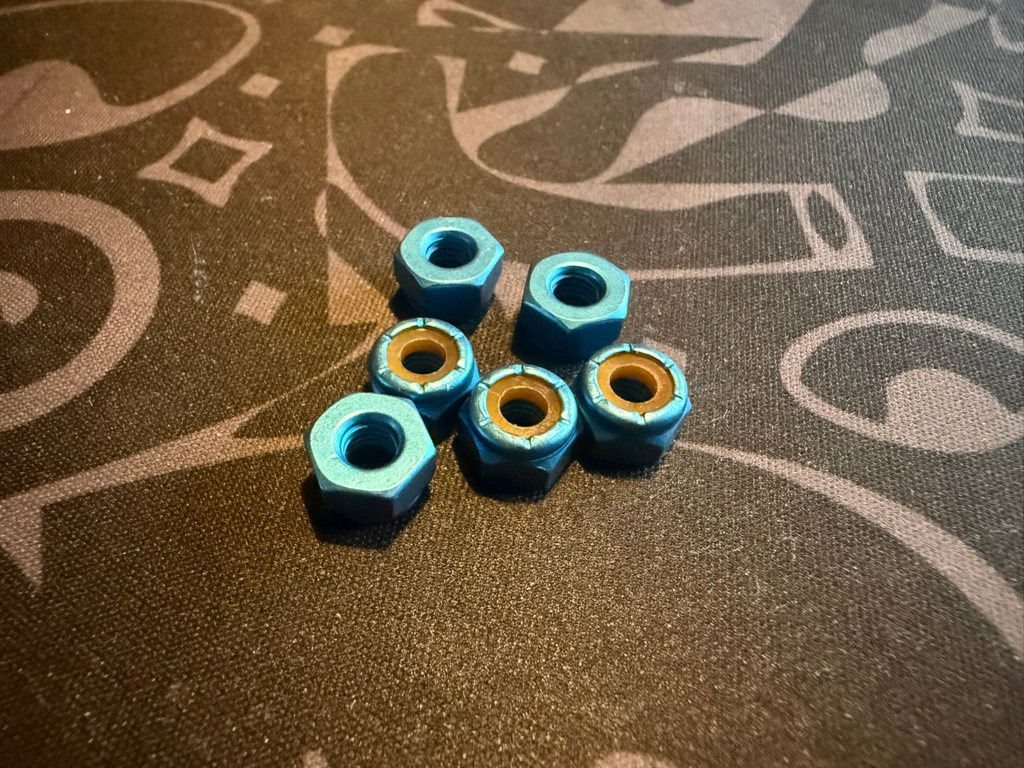 10-32 Hex Locknut - Blue