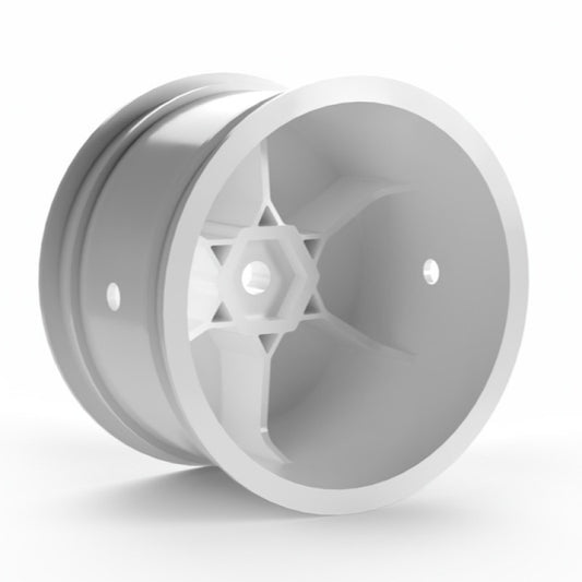 Avid – Truss 2.2 – 1/10th rear buggy dished wheels – white – 4 pcs (std 12mm hex)