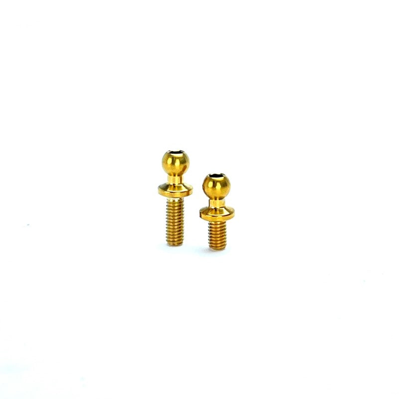 R1 WURKS – TITANIUM STEERING LINK BALLSTUD SET – TINI COATED – 2 PCS (AE B7)