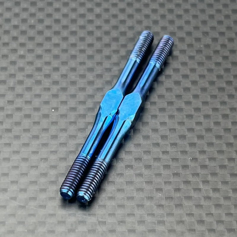 R1 WURKS – BLUE TITANIUM M3.5 TURNBUCKLES – PR (M3.5 X 42MM)