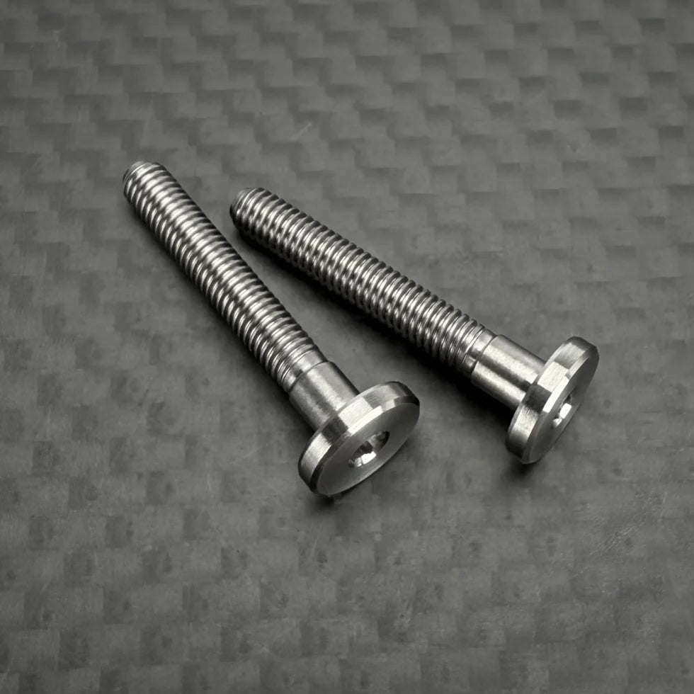 R1 WURKS – TITANIUM M3 X 20MM LOW PROFILE UPPER SHOCK MOUNT BUTTON HEAD SCREWS (2 PCS)