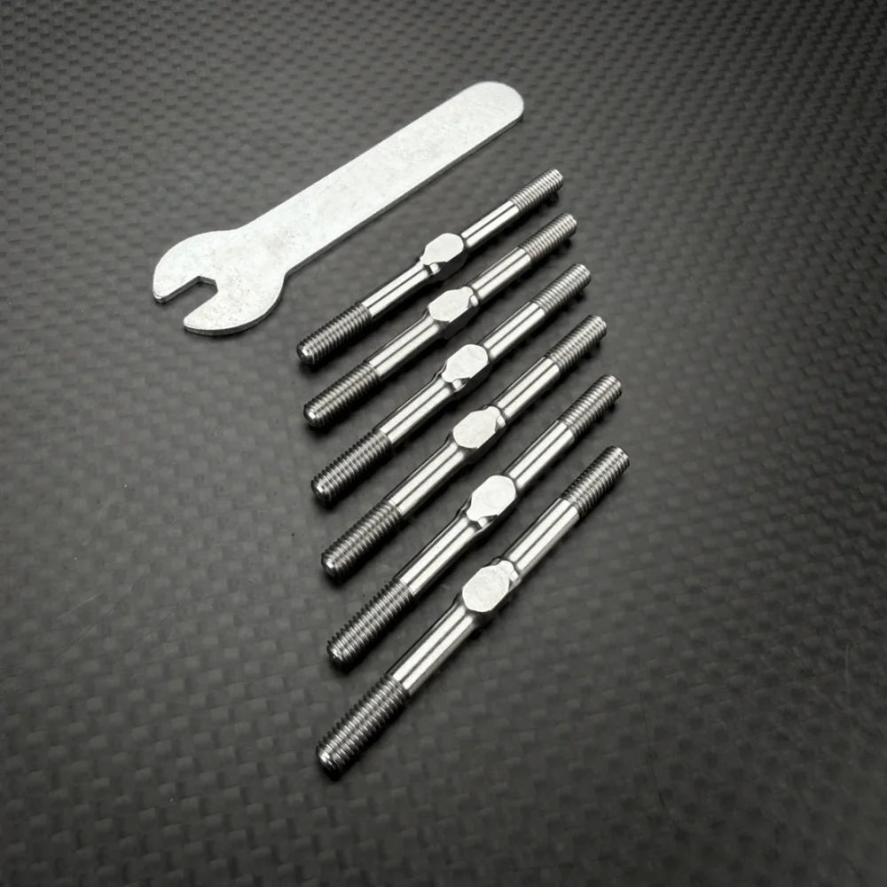 R1 Wurks – Steel 3.5mm Turnbuckle Set with Wrench – 6 pcs (R1B)