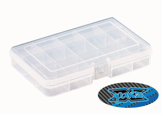 X-Partz Assortment parts box – medium – 13 compartments (165 x 112 x 31mm)