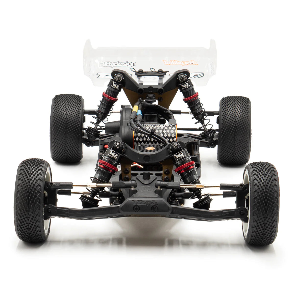 HOBBYTECH XMID 2WD 1/10TH BRUSHLESS BUGGY RTR INC BATTERY AND CHARGER.