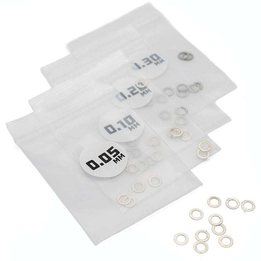 1UP RACING – MICROTUNE SHIMS – 3.5MM ID (0.05, 0.1, 0.2, 0.3 – 10 PCS EACH)