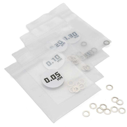 1UP RACING – MICROTUNE SHIMS – 4.0MM ID (0.05, 0.1, 0.2, 0.3 – 10 PCS EACH)