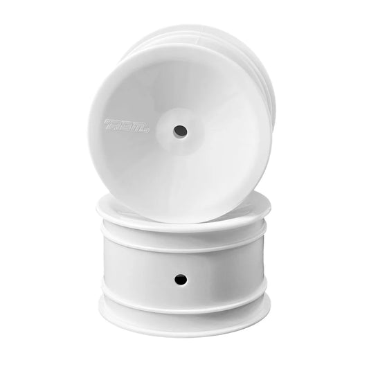 ABM40002 Rear Wheel for 1/10th Off Road 2wd-4wd -White (2pcs)