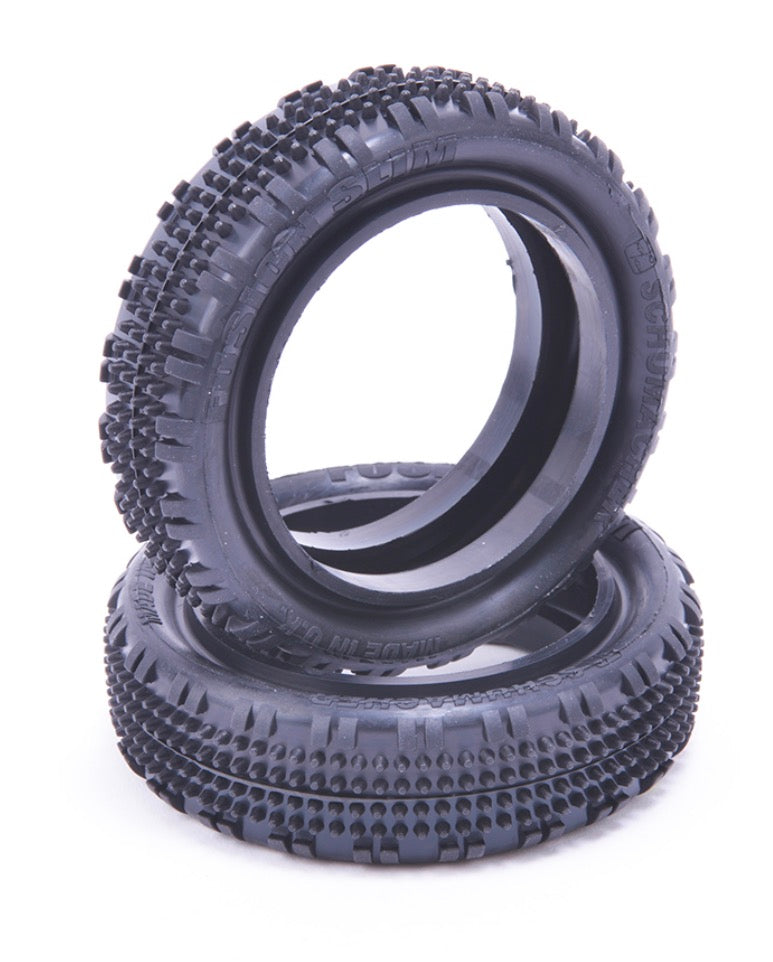 FUSION SLIM - 1/10 2WD TYRES - FRONT - YELLOW - PR