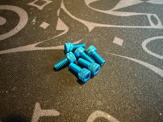 4-40 x 1/4 Cap Head - Blue