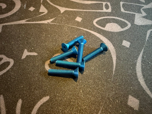 4-40 x 5/8 Countersunk - Blue