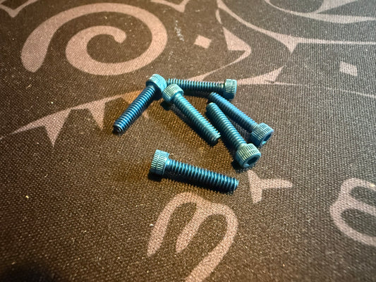 4-40 x 9/16 Cap Head - Blue