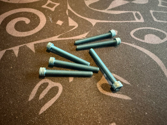 4-40 x 1 Cap Head - Blue