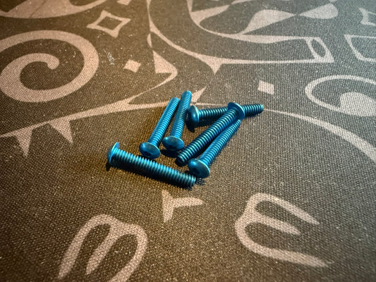 4-40 x 3/4 Button - Blue