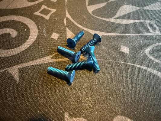 4-40 x 1/2 Countersunk - Blue