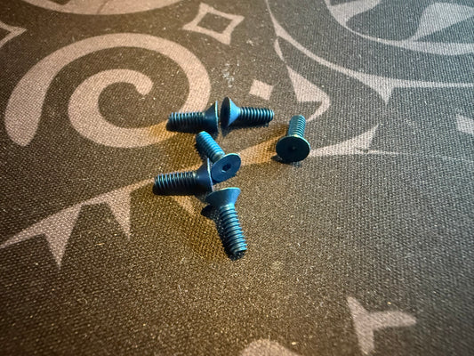 4-40 x 3/8 Countersunk - Blue