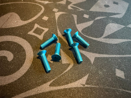 M3 X 12MM Countersunk - Blue