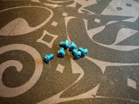 4-40 x 3/16 Button - Blue