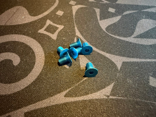 M3 X 6MM Countersunk - Blue