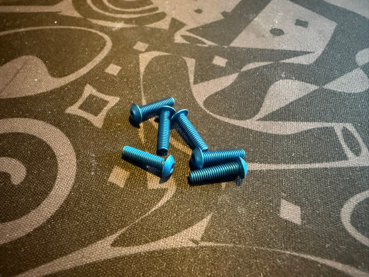 M3 X 12MM Button - Blue