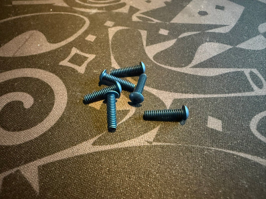 4-40 x 1/2 Button - Blue