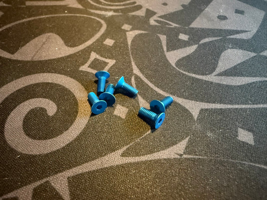 M3 X 8MM Countersunk - Blue