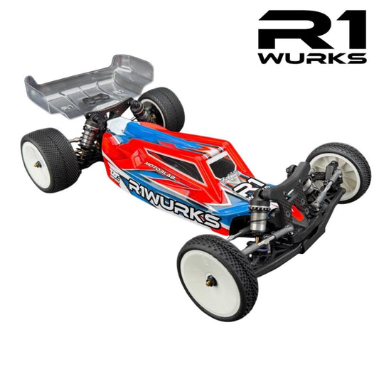 ￼***Pre Order*** R1 WURKS – R1B MK1 CARPET SPEC – 1/10TH SCALE 2WD COMPETITION OFF ROAD BUGGY KIT