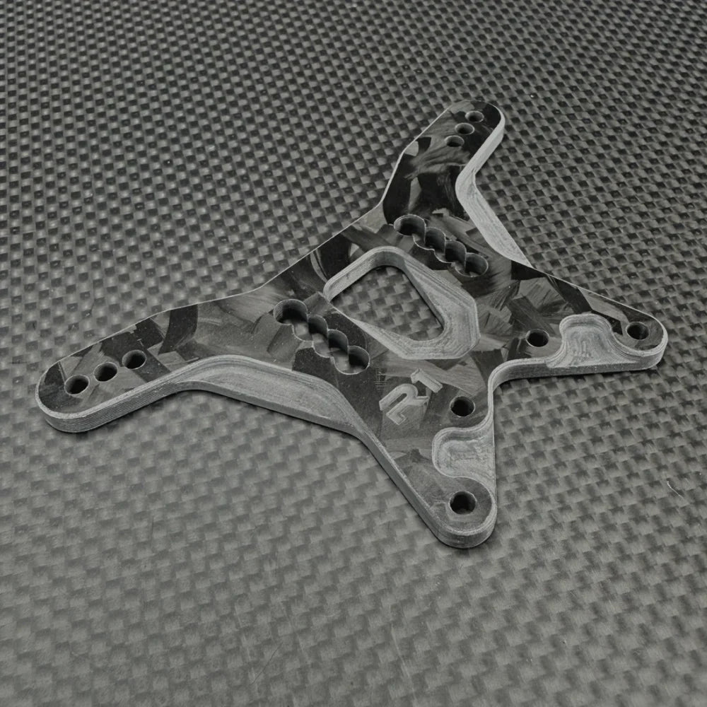 R1 Wurks – Forged Carbon Fibre std rear shock tower (AE RC10 FT)