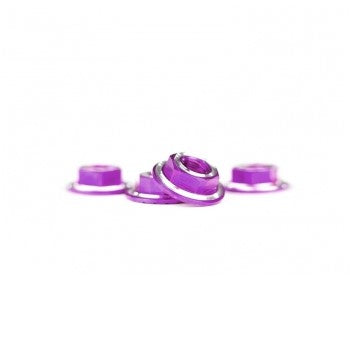 AVID RINGER M4 SERRATED WHEEL NUTS – PURPLE (4 PCS)