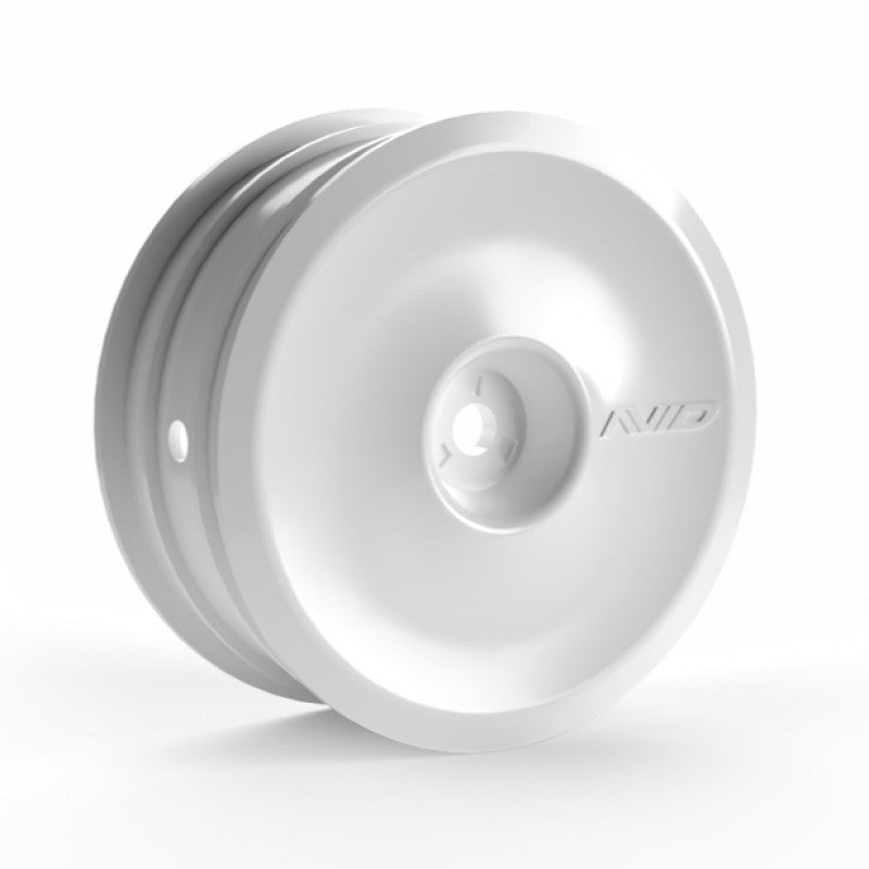 Avid – Truss 2.2 – 1/10th 2wd wide front buggy dished wheels – white – 4 pcs (std 12mm hex)