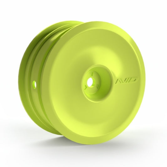 Avid – Truss 2.2 – 1/10th 2wd wide front buggy dished wheels – yellow – 4 pcs (std 12mm hex)