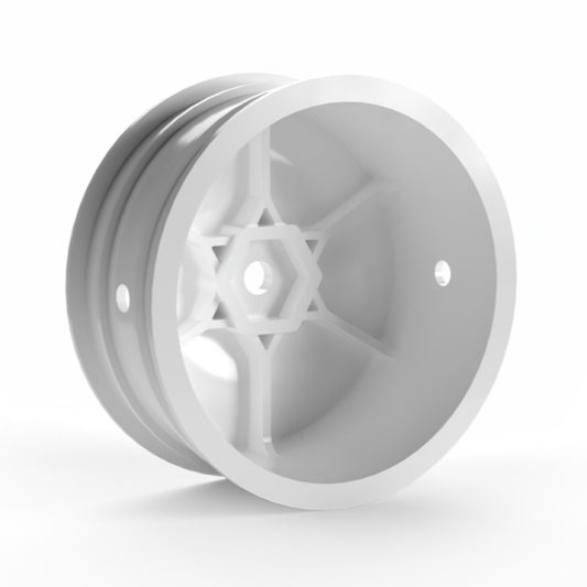 Avid – Truss 2.2 – 1/10th 4wd front buggy dished wheels – white – 4 pcs (std 12mm hex)