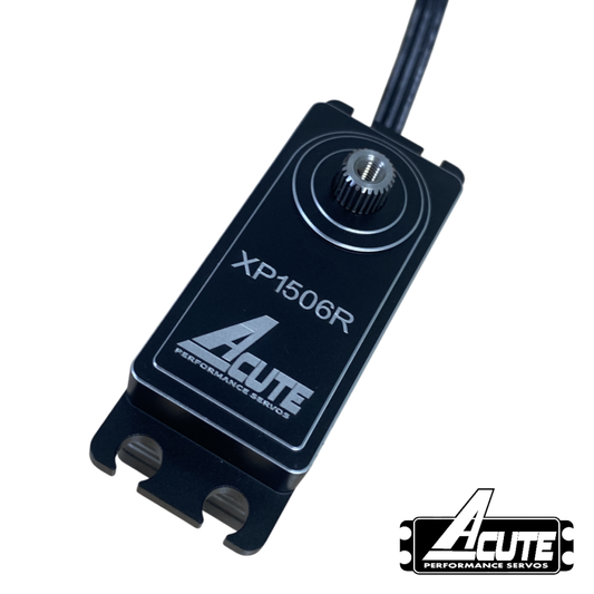 ACUTE XP1506R – DIGITAL HV LOW PROFILE DABLTS BRUSHLESS SERVO – TITANIUM/STEEL GEARS – FULL ALLOY CASE (15.0KG TORQUE – 0.06S SPEED @7.4V)