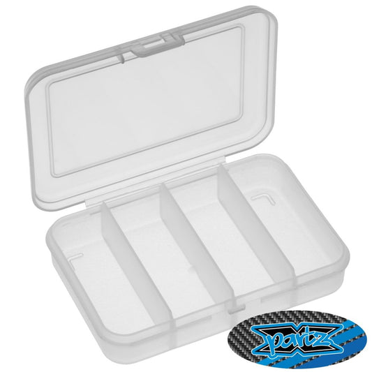 X-Partz Assortment parts box – small – 4 compartment (91 x 66 x 21mm)