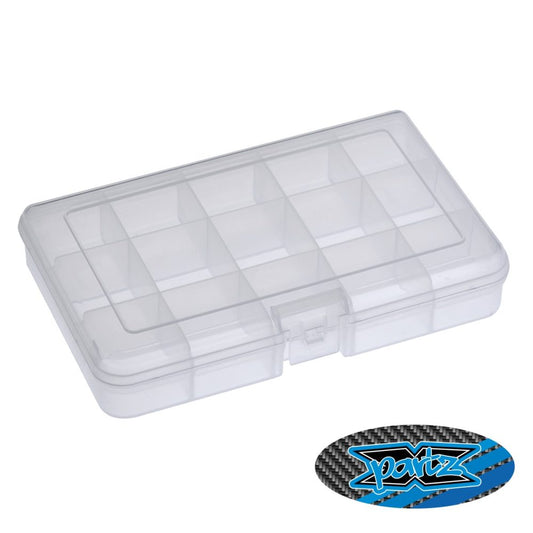 X-Partz Assortment parts box – medium – 15 compartments (165 x 112 x 31mm)
