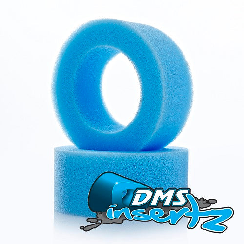 DMS Insertz – Originalz Blue 4wd front foam tire Insertz – medium (1 pr)