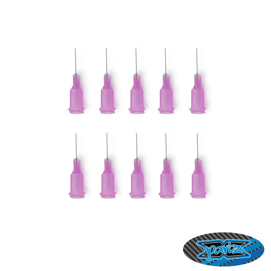 X-Partz – metal tip glue nozzles – medium – pink (10 pcs)