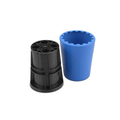Exo 1/10th Shock Stand and Cup-Black-Blue