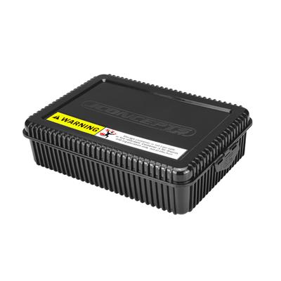 Shorty Storage Box w/Foam Liner-Black
