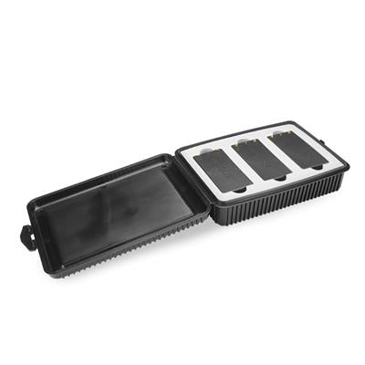 Shorty Storage Box w/Foam Liner-Black
