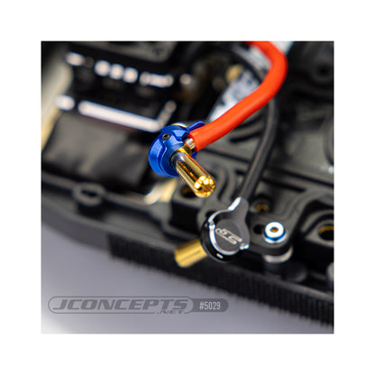 BATTERY PLUG PULL SET W/PLUGS 5MM BLUE + BLACK