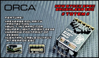 ORCA Totem 2S – blinky pro electronic speed controller