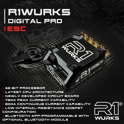 R1 Wurks – Digital Pro – Pro competition spec electronic speed controller