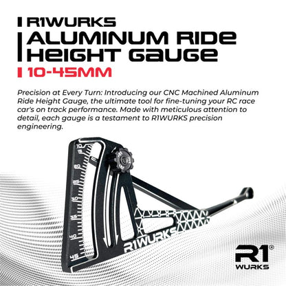 R1 Wurks – Aluminium Ride Height Gauge (10-45mm)
