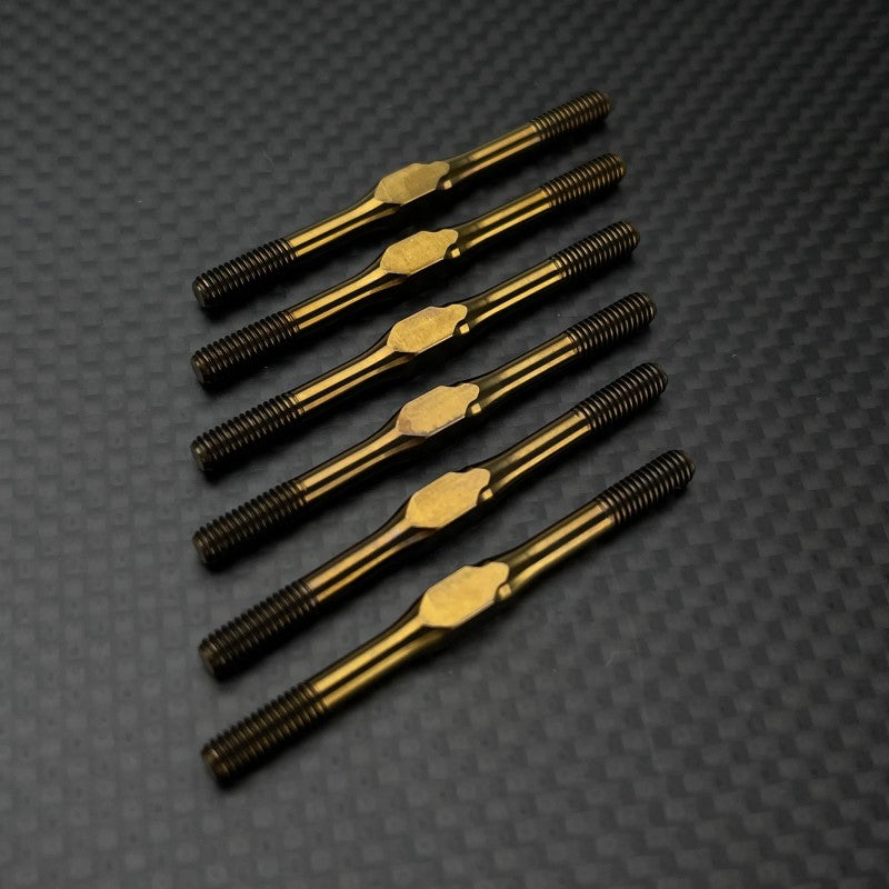 R1 WURKS – TITANIUM 3.5MM TURNBUCKLE SET – BRONZE FINISH – 6 PCS (AE B7 OR B84)