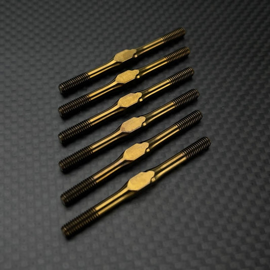 R1 WURKS – TITANIUM 3.5MM TURNBUCKLE SET – BRONZE FINISH – 6 PCS (AE B7 OR B84)