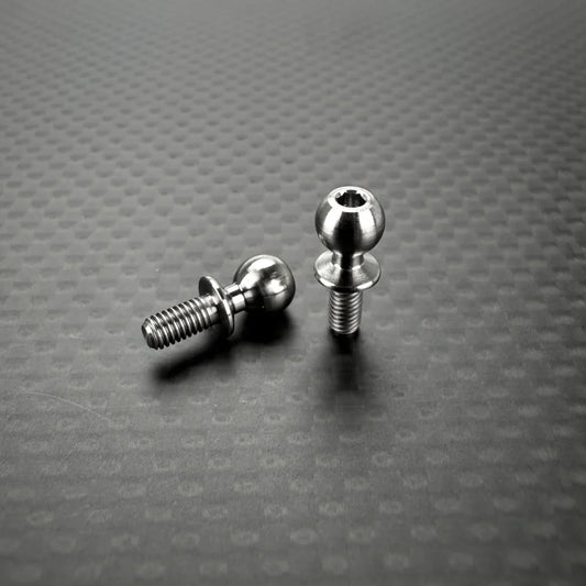 R1 WURKS – TITANIUM 5.5MM BALLSTUDS – 6MM – PR (AE B6, B7, T6, SC6, B74, B84 AND R1 DC1)