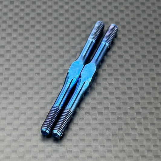R1 WURKS – BLUE TITANIUM M3.5 TURNBUCKLES – PR (M3.5 X 45MM)